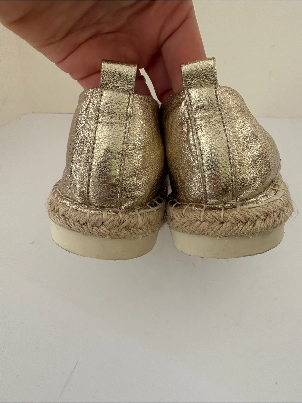 Patrizia by Spring Step Raiatea Espadrille/ Flats Metallic Gold. Sz 41 (9.5-10)